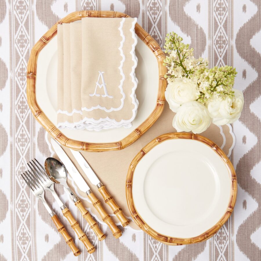 Fidino Geometric Bamboo Starter Plates – Set of 4 - Image 12