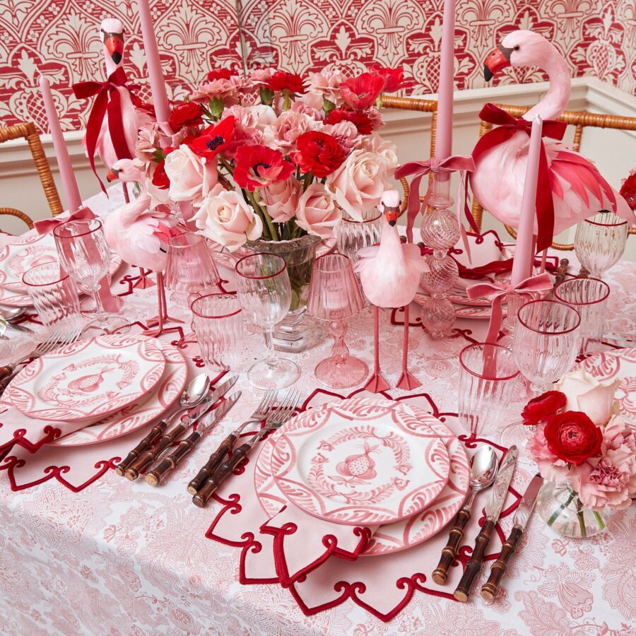 Fidino Pink Melograno Dinner and Starter Plates – Set of 8 - Image 2