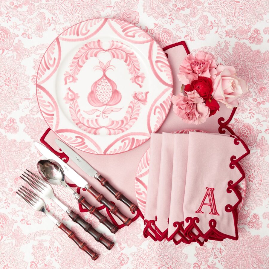 Fidino Pink Melograno Dinner and Starter Plates – Set of 8 - Image 8