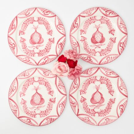 Fidino Pink Melograno Dinner Plates – Set of 4
