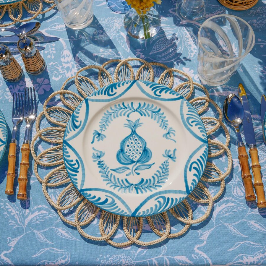 Fidino Blue Melograno Dinner Plates – Set of 4 - Image 2