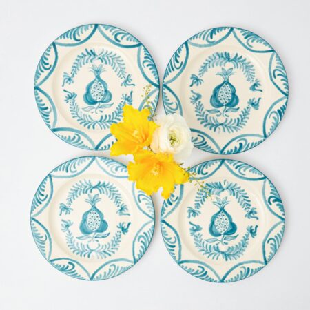 Fidino Blue Melograno Starter Plates – Set of 4