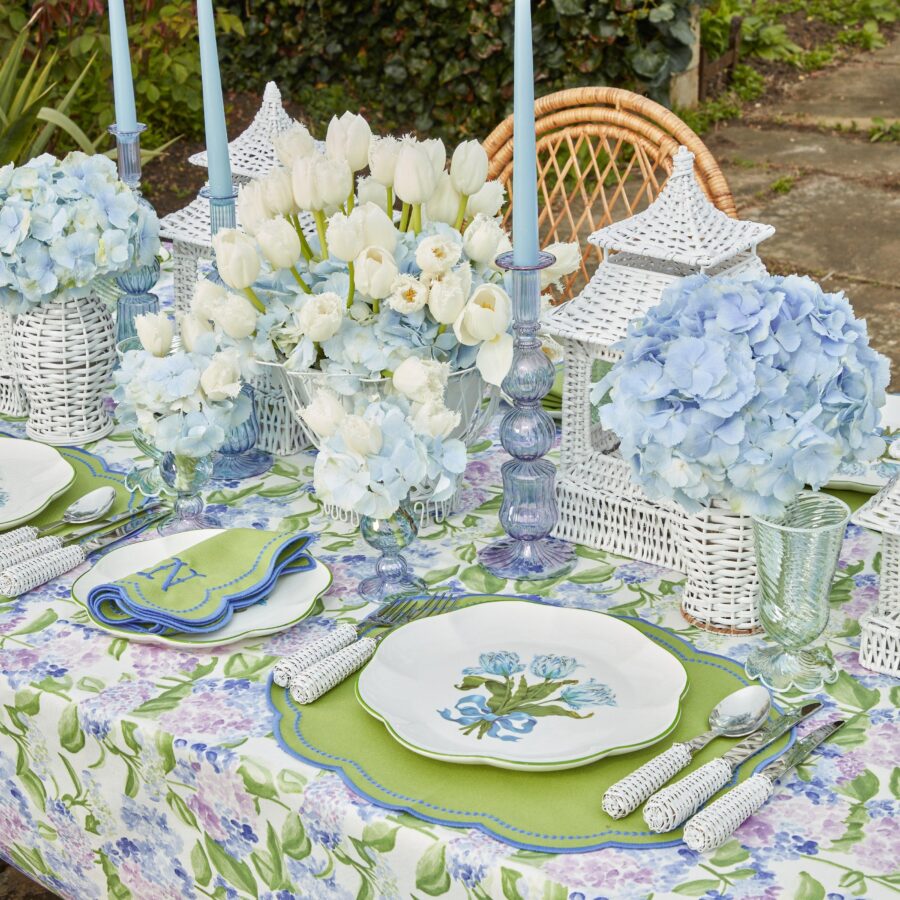 Fidino Blue Tulip Dinner Plates – Set of 4 - Image 6
