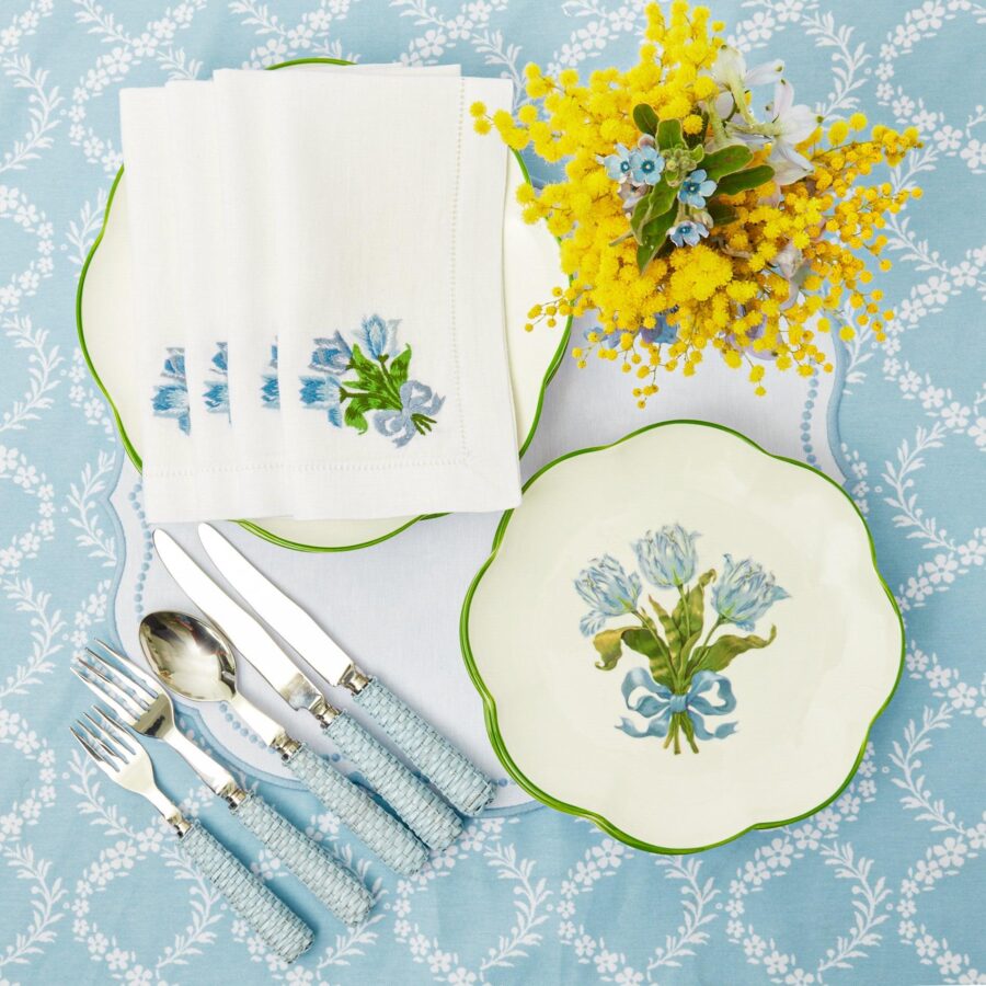 Fidino Blue Tulip Starter Plates – Set of 4 - Image 12