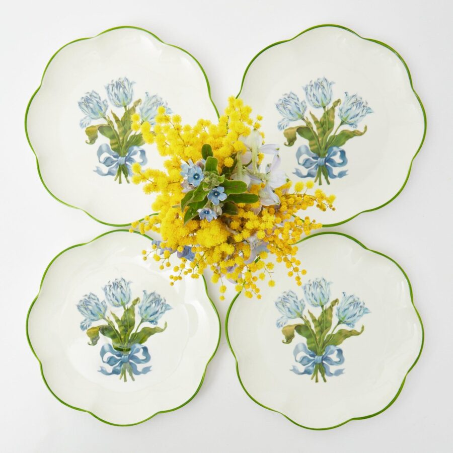 Fidino Blue Tulip Starter Plates – Set of 4 - Image 16