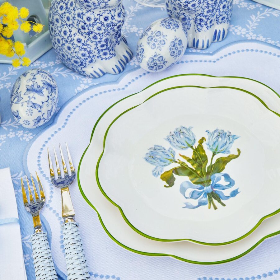 Fidino Blue Tulip Starter Plates – Set of 4 - Image 4