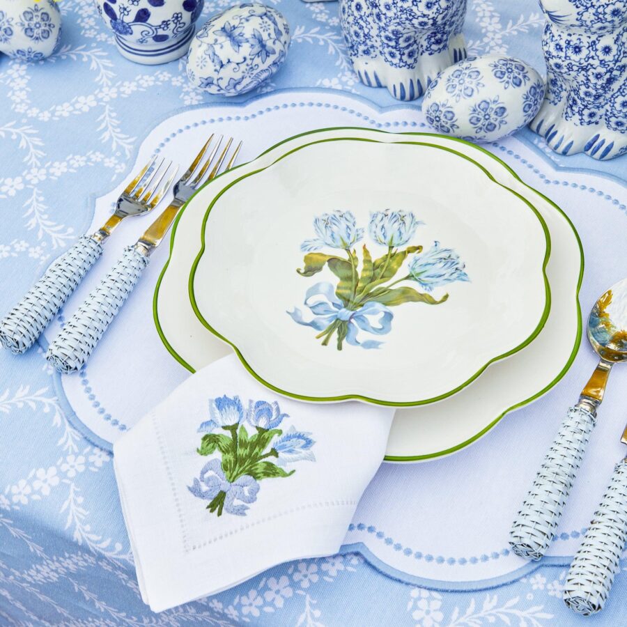 Fidino Blue Tulip Starter Plates – Set of 4 - Image 6