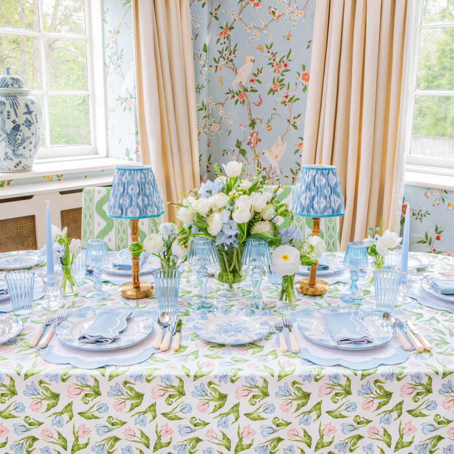 Fidino Seville Blue Gardenia Starter Plates – Set of 4 - Image 2