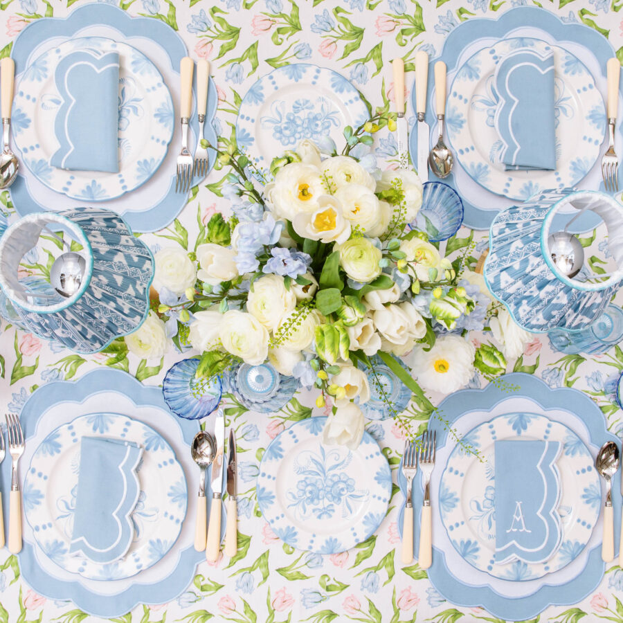 Fidino Seville Blue Gardenia Starter Plates – Set of 4 - Image 3