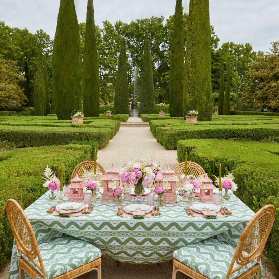 Fidino Pink & Green Pagoda Starter Plates – Set of 4 - Image 7
