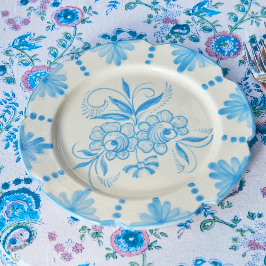 Fidino Seville Blue Gardenia Starter Plates – Set of 4 - Image 9