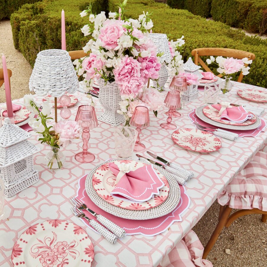 Fidino Seville Pink Gardenia Dinner & Starter Plates – Set of 8 - Image 10