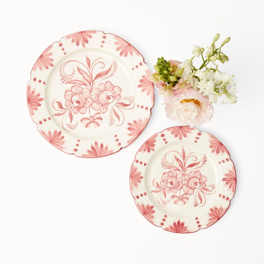 Fidino Seville Pink Gardenia Dinner & Starter Plates – Set of 8 - Image 4