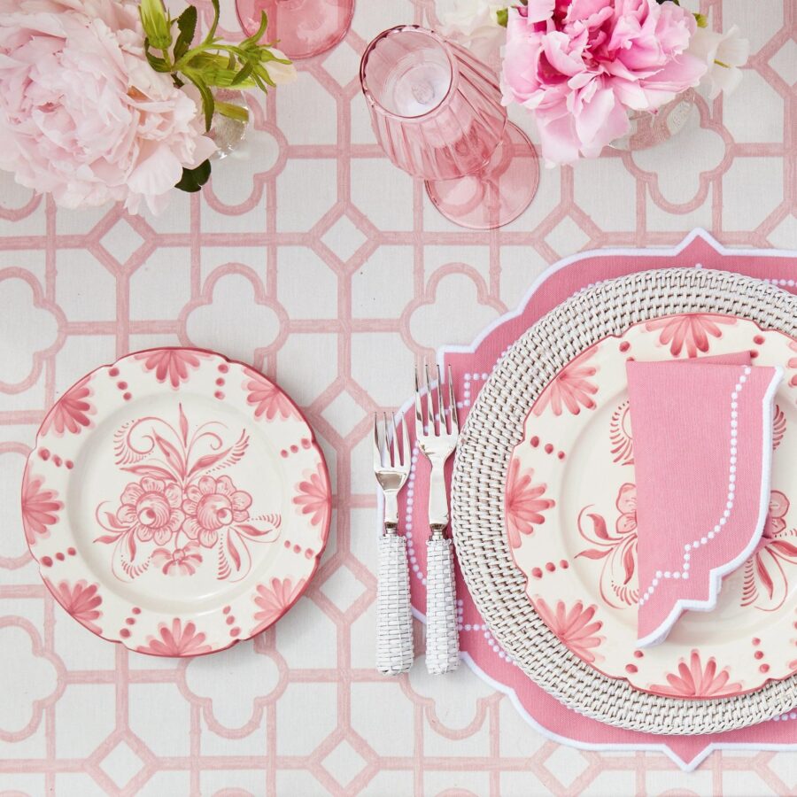 Fidino Seville Pink Gardenia Dinner & Starter Plates – Set of 8 - Image 5